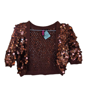 Chaqueta Corta de Lentejuelas Cobre