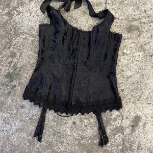 Corset halter negro
