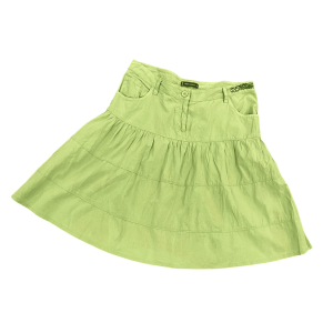 Falda media verde