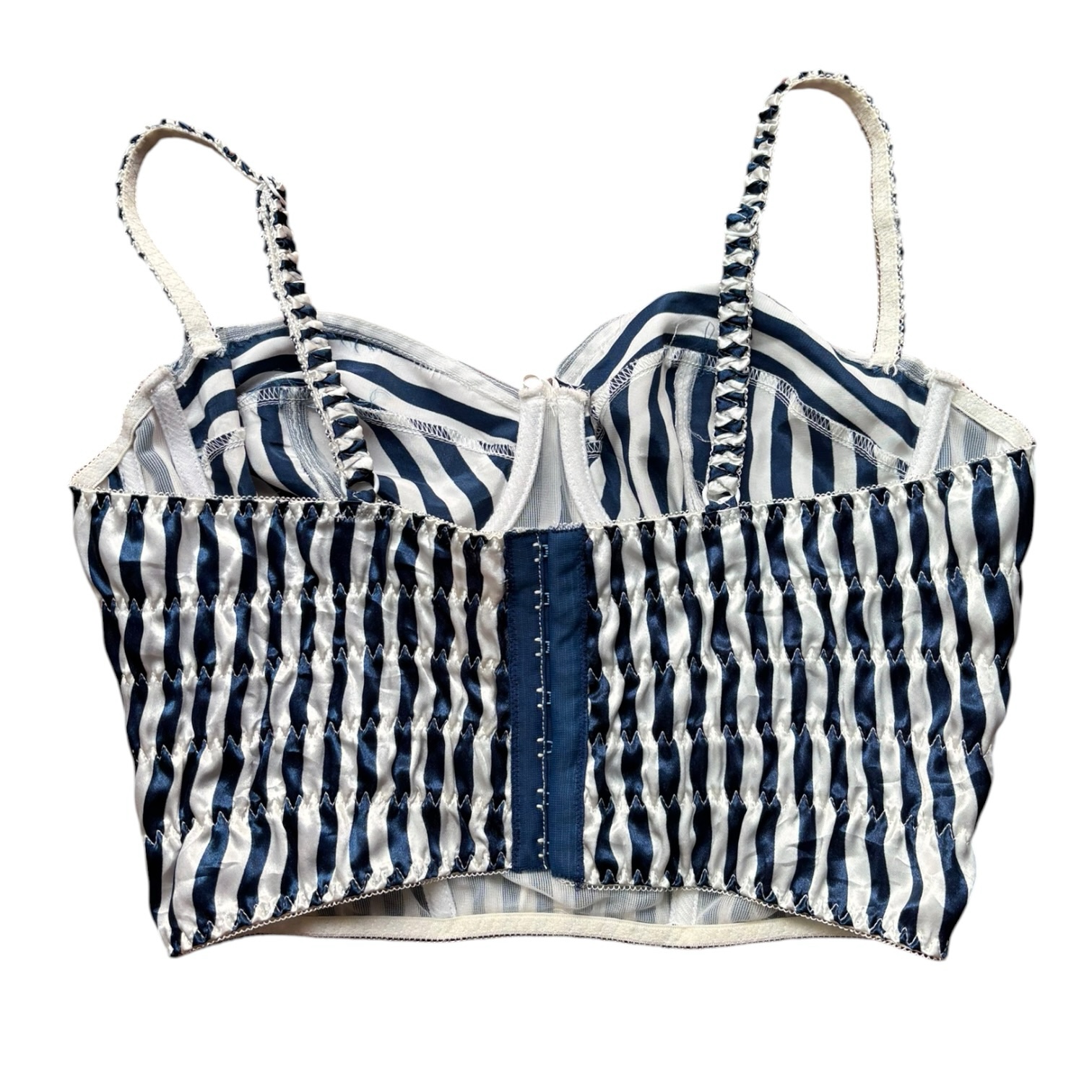 Corset a rayas satin - Imagen 6